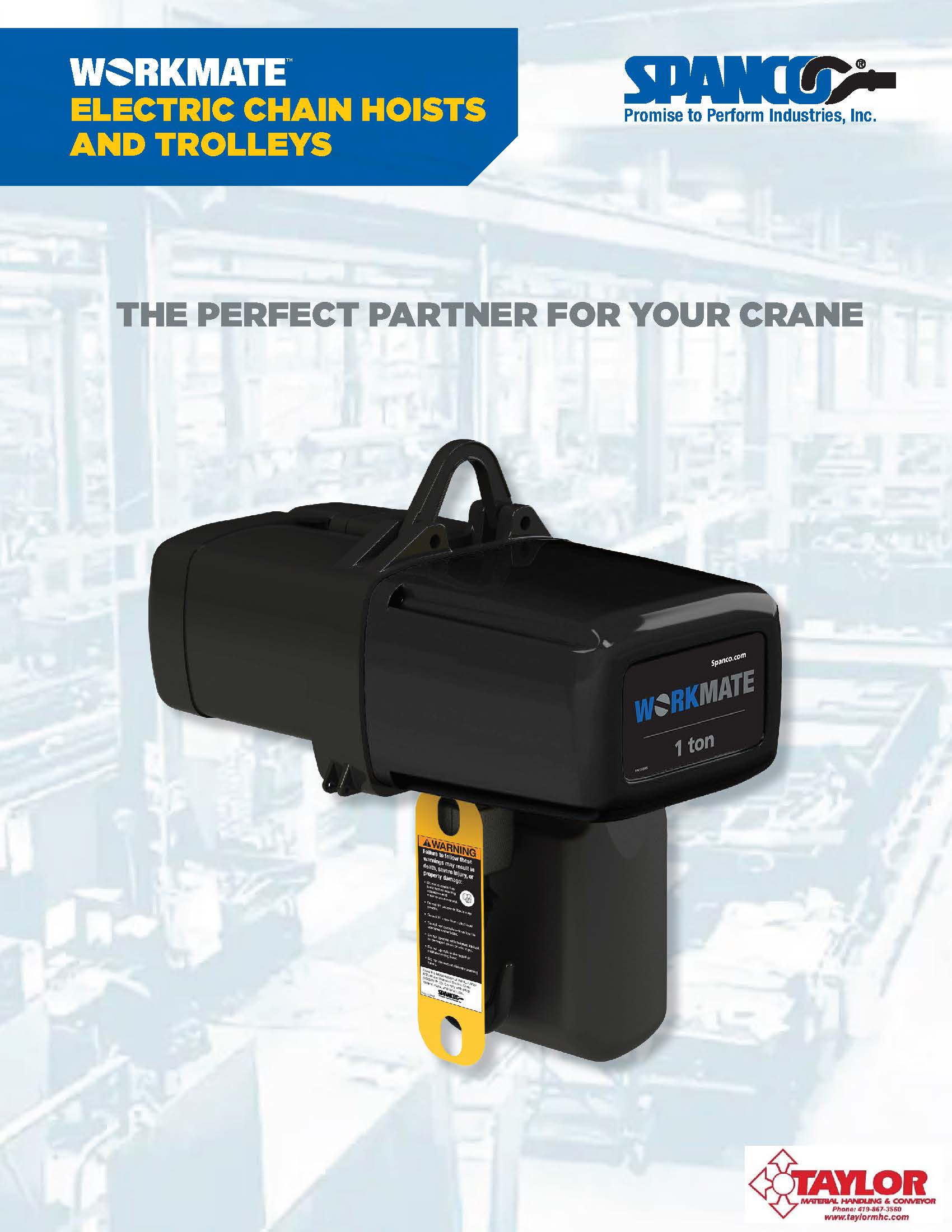 Spanco WorkMate Hoists